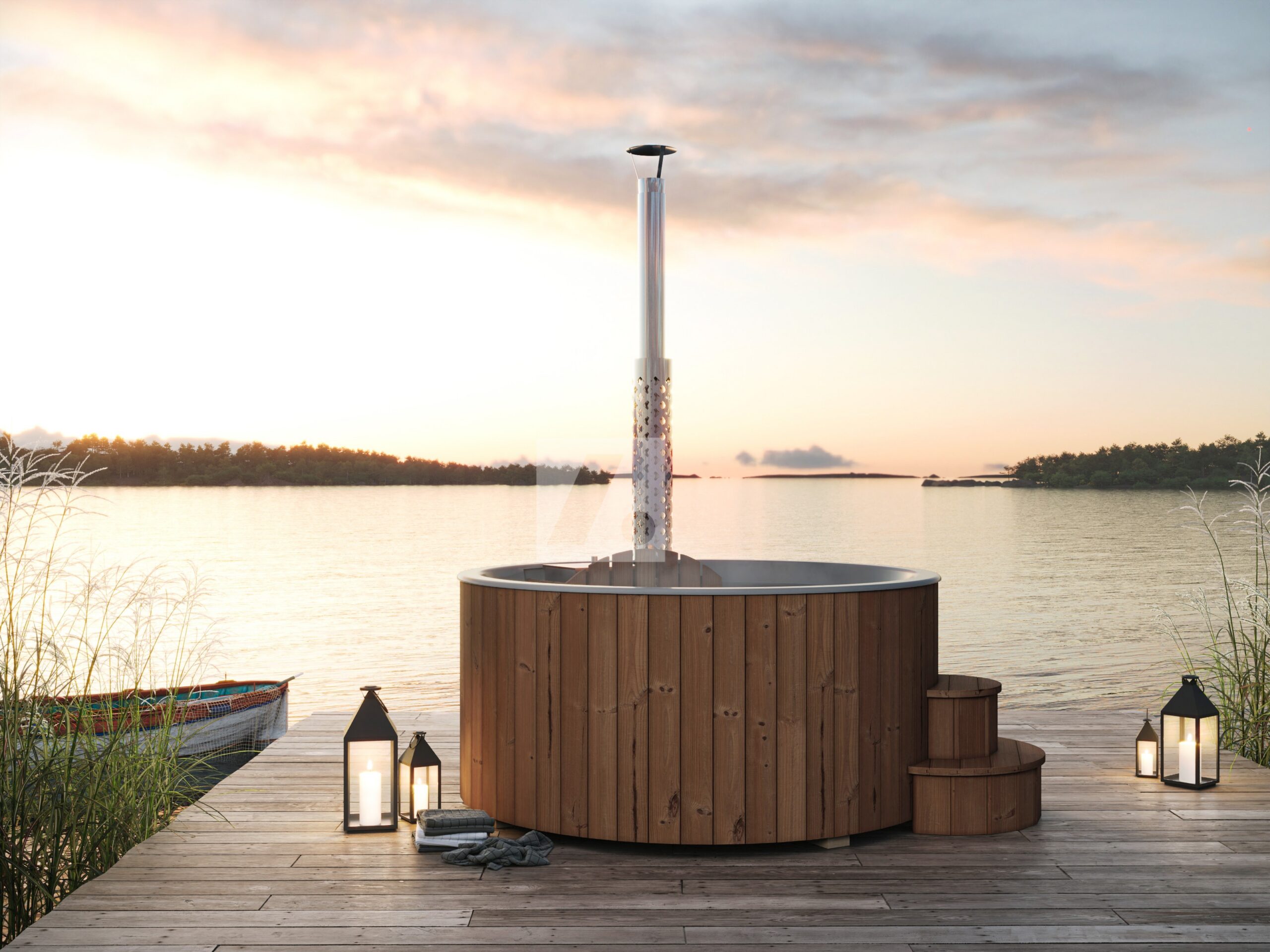 Kümblustünn DeLux 200 siseahjuga